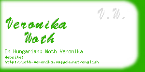 veronika woth business card